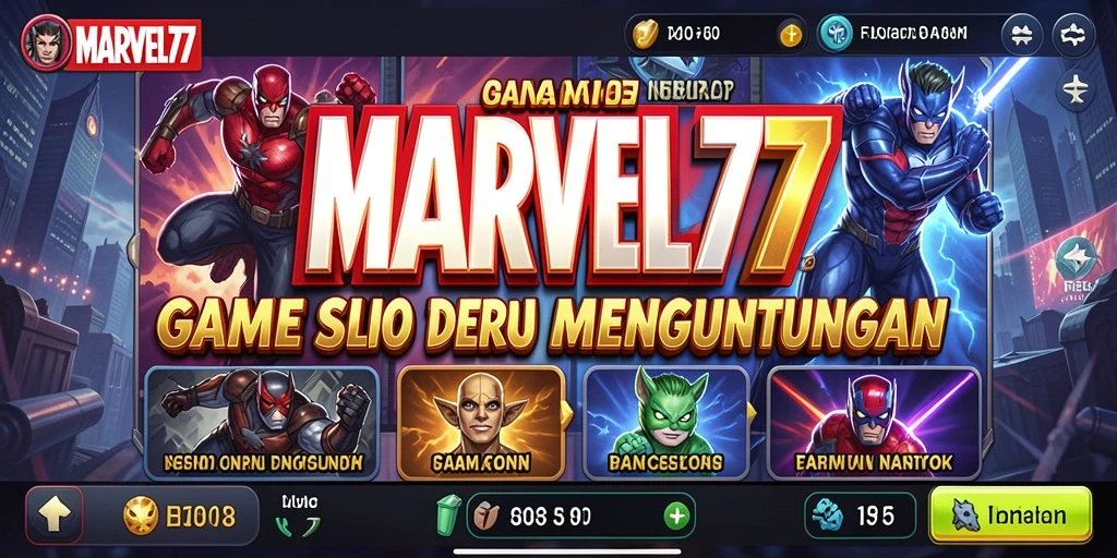 Gameplay menawan dari MARVEL77 yang penuh dengan keseruan slot.