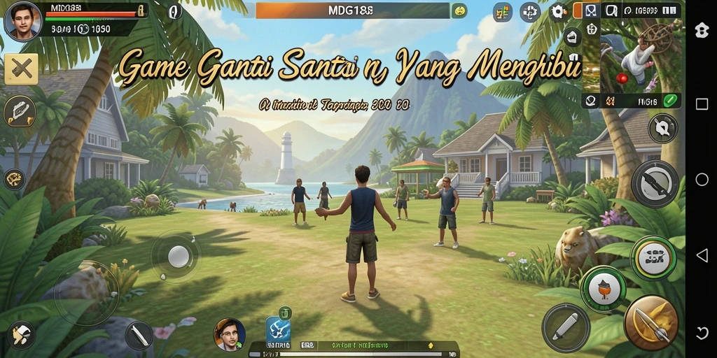 Tampilan gameplay MDG188 dengan grafis cerah dan interaktif.