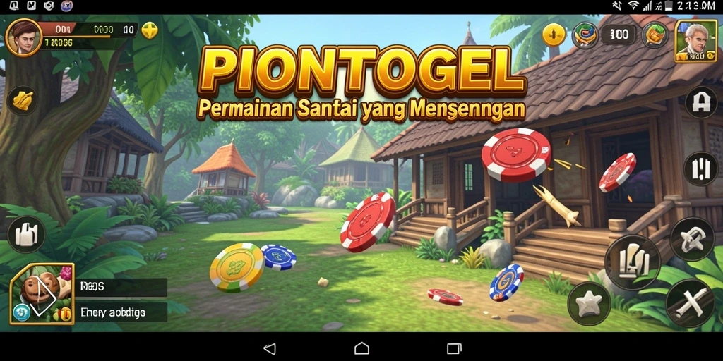 Screenshot PIONTOGEL menampilkan gameplay seru dan penuh warna.
