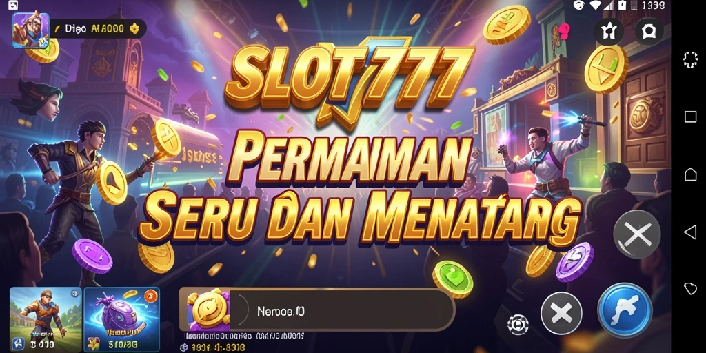 Tampilan gameplay dalam SLOT777 yang seru dan penuh strategi.