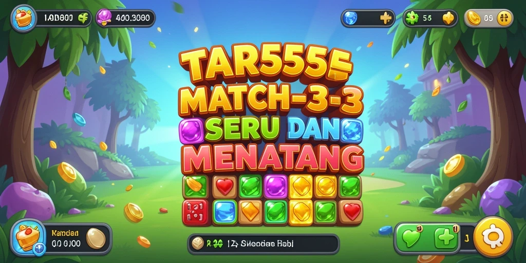 Tampilan menakjubkan gameplay TAR555 dalam aksi Match-3.